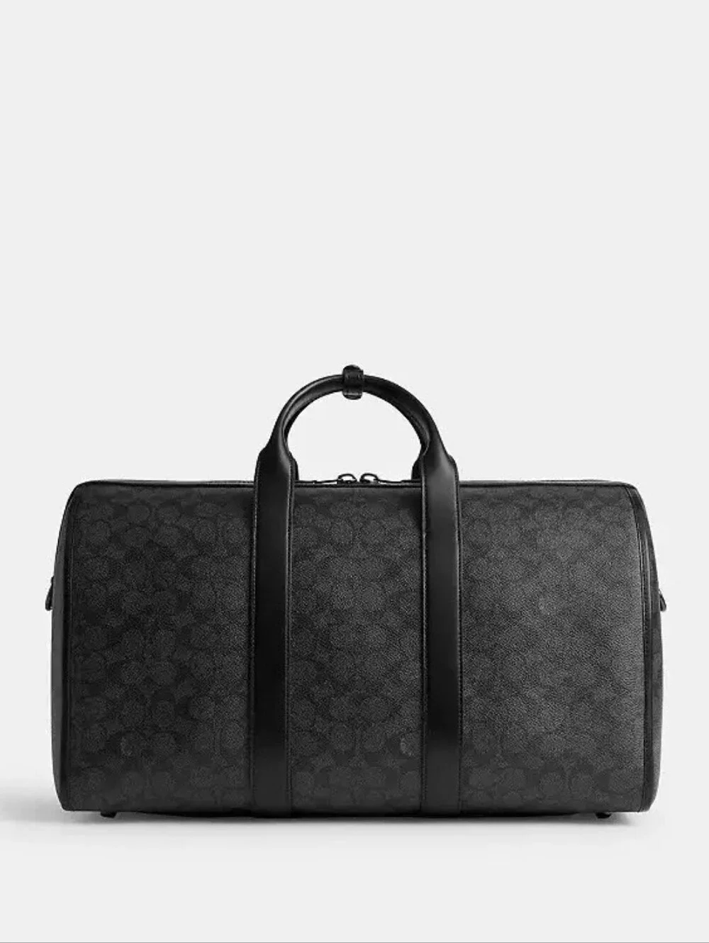 NWT! Men's Black Monogram Duffle Bag - Designer Style Travel Bag